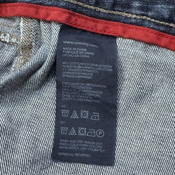 Tommy Hilfiger Womens Sz 8 Blue Denim Mid Rise American Splendor Trousers Jeans - Picture 8 of 14